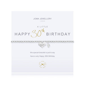 A Little 30th Birthday Bracelet By Joma Jewellery - Gifteasy Online