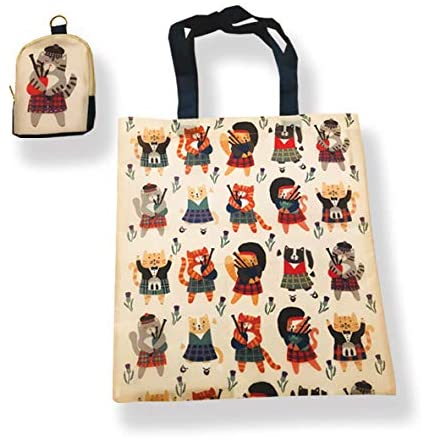 D & C Cats N Kilts Packable Bag - Gifteasy Online
