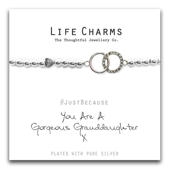 Life Charms Gorgeous Granddaughter Bracelet - Gifteasy Online