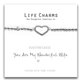 Life Charms Wonderful Wife Bracelet - Gifteasy Online