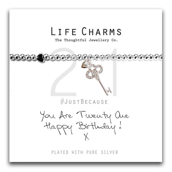 Life Charms 21st Bracelet - Gifteasy Online