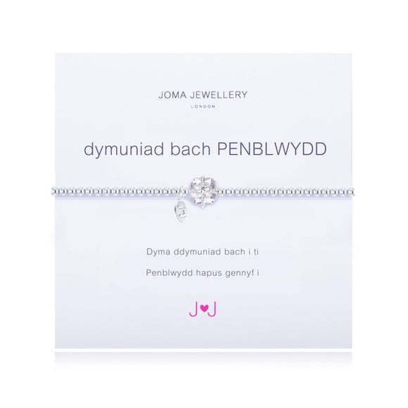 Joma Jewellery A Little Birthday Girl Welsh Bracelet by Joma Jewellery - Gifteasy Online