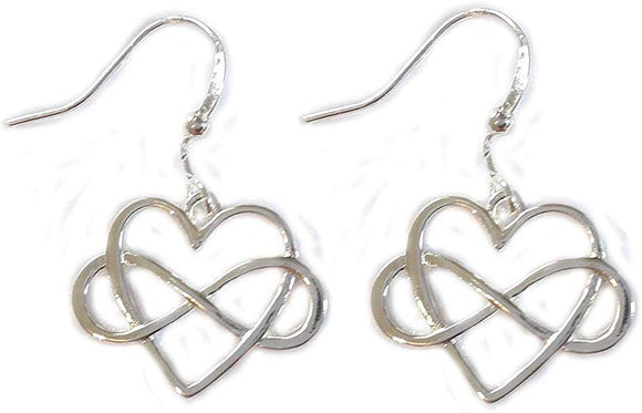 Life Charms Infinity Heart Hook Earrings - Gifteasy Online