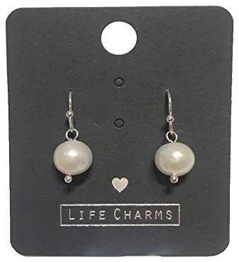Life Charms Freshwater Pearl Hook Earrings - Gifteasy Online
