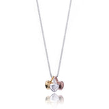 Florence Trio Hearts Love Necklace By Joma Jewellery - Gifteasy Online