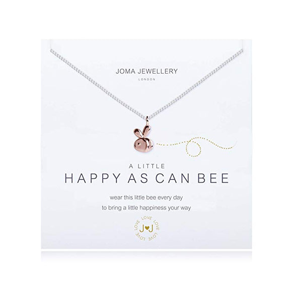 Joma Jewellery A Little Happy as Can Bee Necklace - Gifteasy Online
