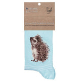 Wrendale Designs ‘Hedgehugs’ Green Hedgehog Bamboo Socks - Gifteasy Online