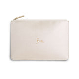 Katie Loxton Bride Metallic White  Pouch with Gift Bag - Gifteasy Online