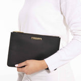 Katie Loxton Soft Pebbble Black Perfect pouch - Gifteasy Online