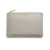 Katie Loxto Soft pebble Perfect Pouch Stone - Gifteasy Online