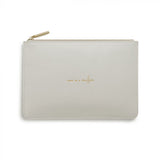 Katie Loxton One in A Million Pale Grey Perfect Pouch - Gifteasy Online