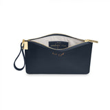 Katie Loxton Secret Message Pouch Navy - Gifteasy Online
