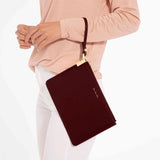 Katie Loxton Secret Message Pouch Burgundy - Gifteasy Online