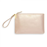 Katie Loxton Secret Message Pouch Metallic Champagne - Gifteasy Online