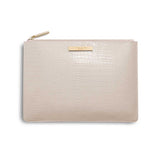 Katie Loxton Celine Faux Croc Luxe Clutch Oyster - Gifteasy Online