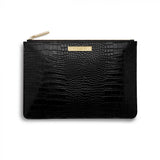 Katie Loxton   Celine Faux Croc Perfect Pouch | Black - Gifteasy Online