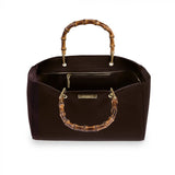 Katie Loxton Avery Bamboo Bag Dark Brown - Gifteasy Online