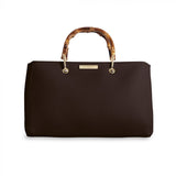 Katie Loxton Avery Bamboo Bag Dark Brown - Gifteasy Online