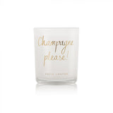 Katie Loxton Champagne Please Candle Pink Champagne and Sweetheart Strawberry - Gifteasy Online