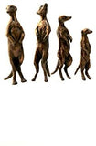 Solid Bronze Meerkat Family by Paul Jenkins - Gifteasy Online