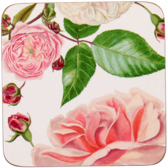 Ulster Weavers Traditional Rose Corked Coasters Pk4 - Gifteasy Online