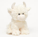 Jomanda Highland Cow Cream Plush Soft Toy - 20cm