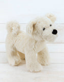 Jomanda Puppy Dog Soft Plush Toy Cream - 20cm