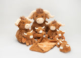 Jomanda Horny Highland Cow Baby Soft Toy Soother Comforter 29cm