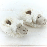 Jomanda Sheep Soft Plush Baby Slippers House Shoes, 0-6 months