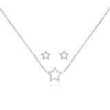 Joma Jewellery Sentiment Set Darling Daughter Necklace & Earrings