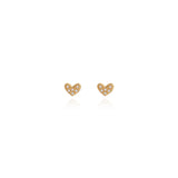 JOMA JEWELLERY 3182 Sentiment Set Heart Of Gold Necklace & Earrings