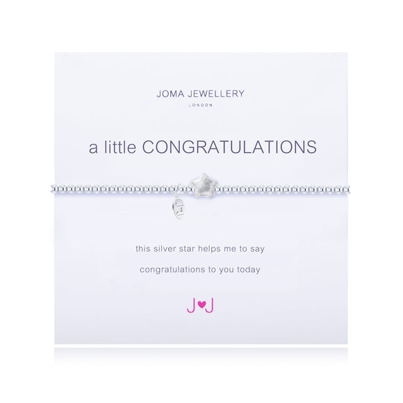 Joma Jewellery A little CONGRATULATIONS - bracelet