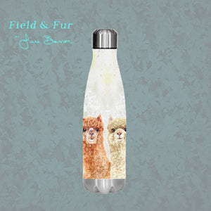 Field and Fur Gifts - Alpaca pair, insulated water bottle, keeps your drink Hot