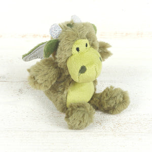 Jomanda Dragon Soft Toy Mini Green Plush Soft Toy - 12cm