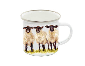 Field and Fur Gifts - Enamel Mug, Blackface Sheep