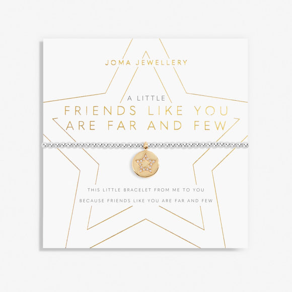 Joma Jewellery A Little 'Friends Like You Are Far And Few' Bracelet