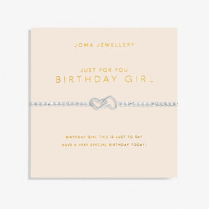 Joma Jewellery Forever Yours 'Just For You Birthday Girl' Bracelet