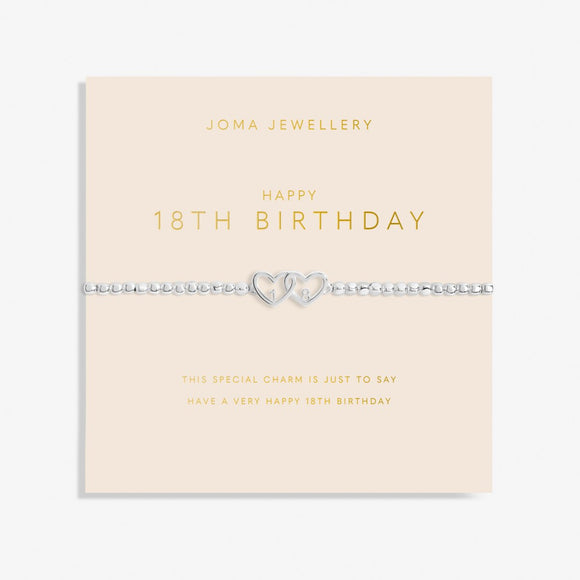 Joma Jewellery Forever Yours  'Happy 18th Birthday'    Bracelet