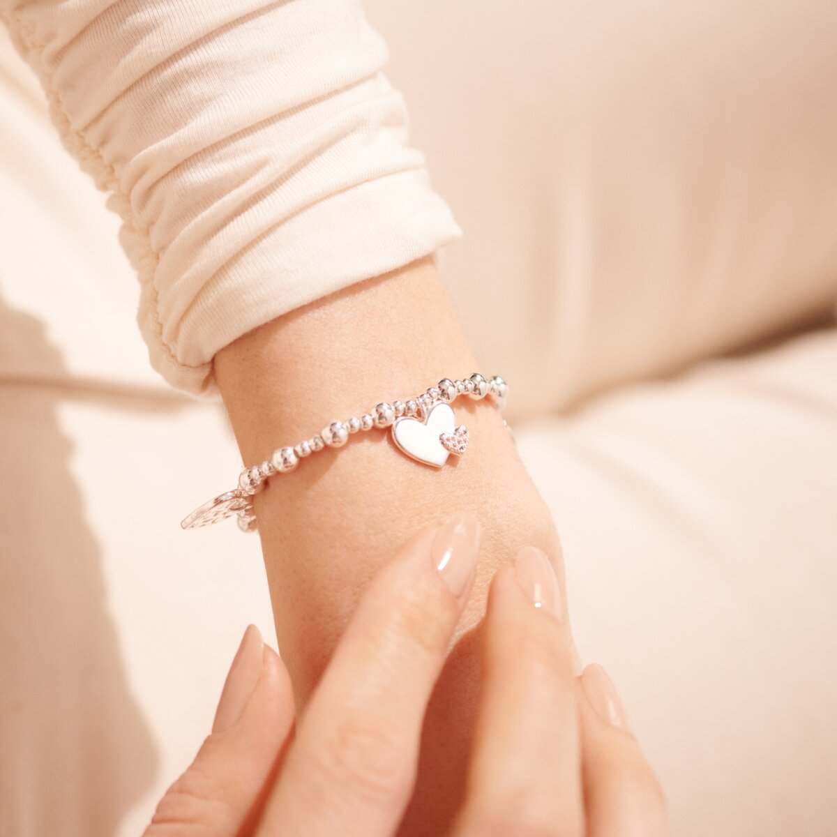 Bracciale Joma Jewellery Per Future Mamme, Placcato Oro Rosa E Argento, Collezione Little Something