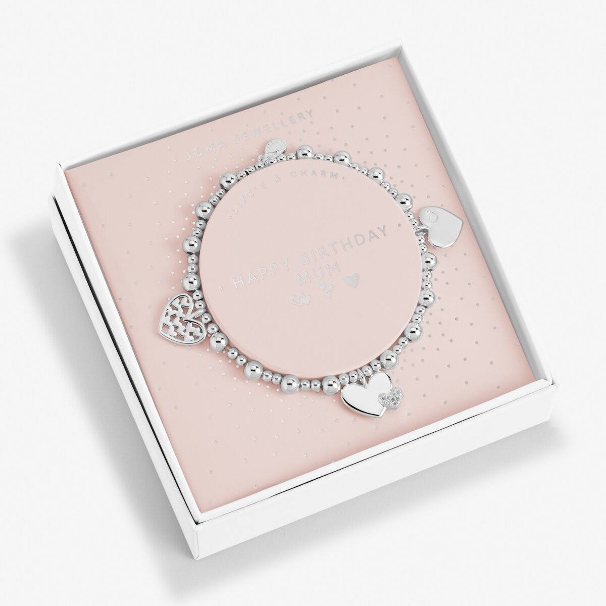 Joma Jewellery Lifes A Charm 'Happy Birthday Mum' Bracelet