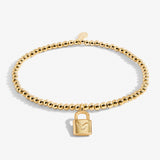 Gold  A Little  'Strength' Bracelet By Joma Jewellery