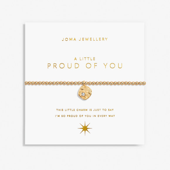 Gold  A Little  'Proud of You' Bracelet By Joma Jewellery