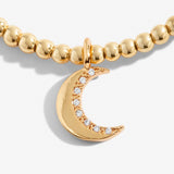 Gold  A Little  'Love You To The Moon And Back' Bracelet By Joma Jewellery