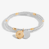 Joma Jewellery Lila Circle Bracelet Silver and Gold