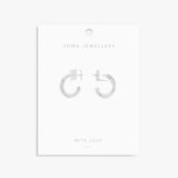 Statement Textured Hoop Earrings By Joma Jewellery