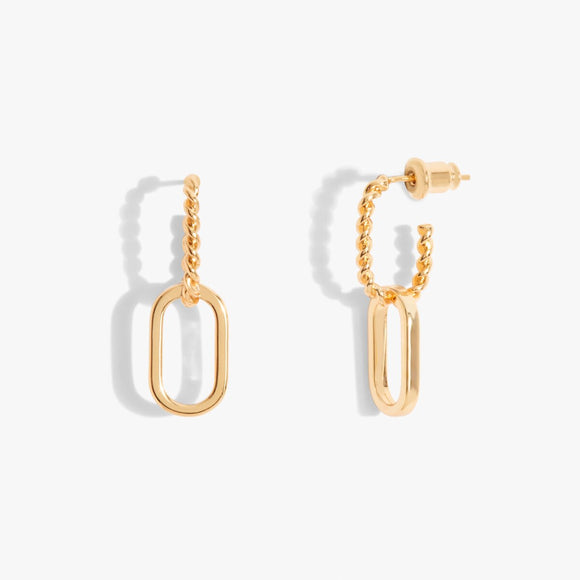 Statement Gold Rope Earrings By Joma Jewellery