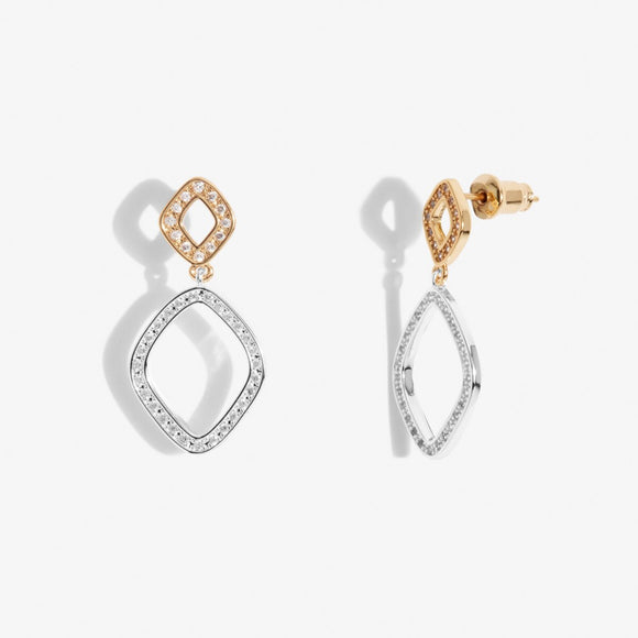 Statement Gold and Silver Earrings By Joma Jewellery