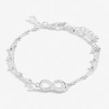Forever Yours 'It Was Always You' Bracelet In Silver Plating By Joma Jewellery