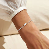 Share Happiness 'My Wonderful Mum, You Are So Loved' Bracelet In Silver Plating By Joma Jewellery