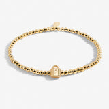 Share Happiness 'Stronger Than You Know, You Got This' Bracelet In Gold Plating By Joma Jewellery
